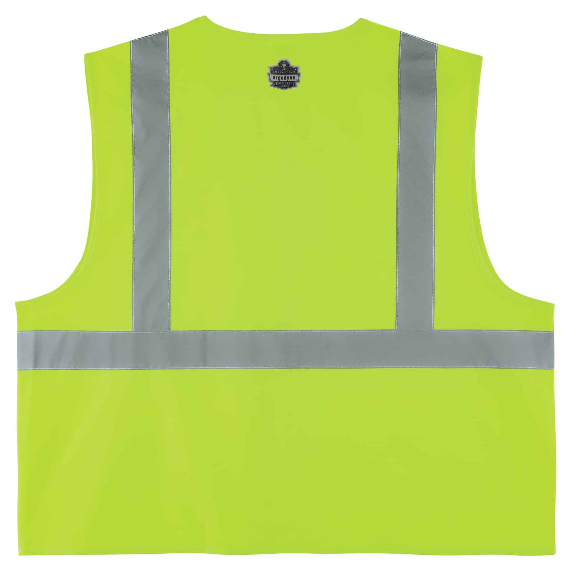 Ergodyne GloWear 8225Z Solid Hi-Vis Safety Vest - Type R, Class 2, Standard, Zipper - Lime
