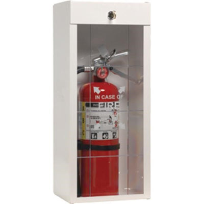 JL Industries Classic Series Metal Extinguisher Cabinet, 25 3/4"H x 9 1/2"W x 6 1/4"D, White, 2/Box - 926LS