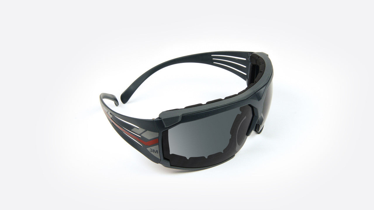 3M SecureFit SF602SGAF-FM Foam Grey Scotchgard  Anti-fog lens 20 ea/case