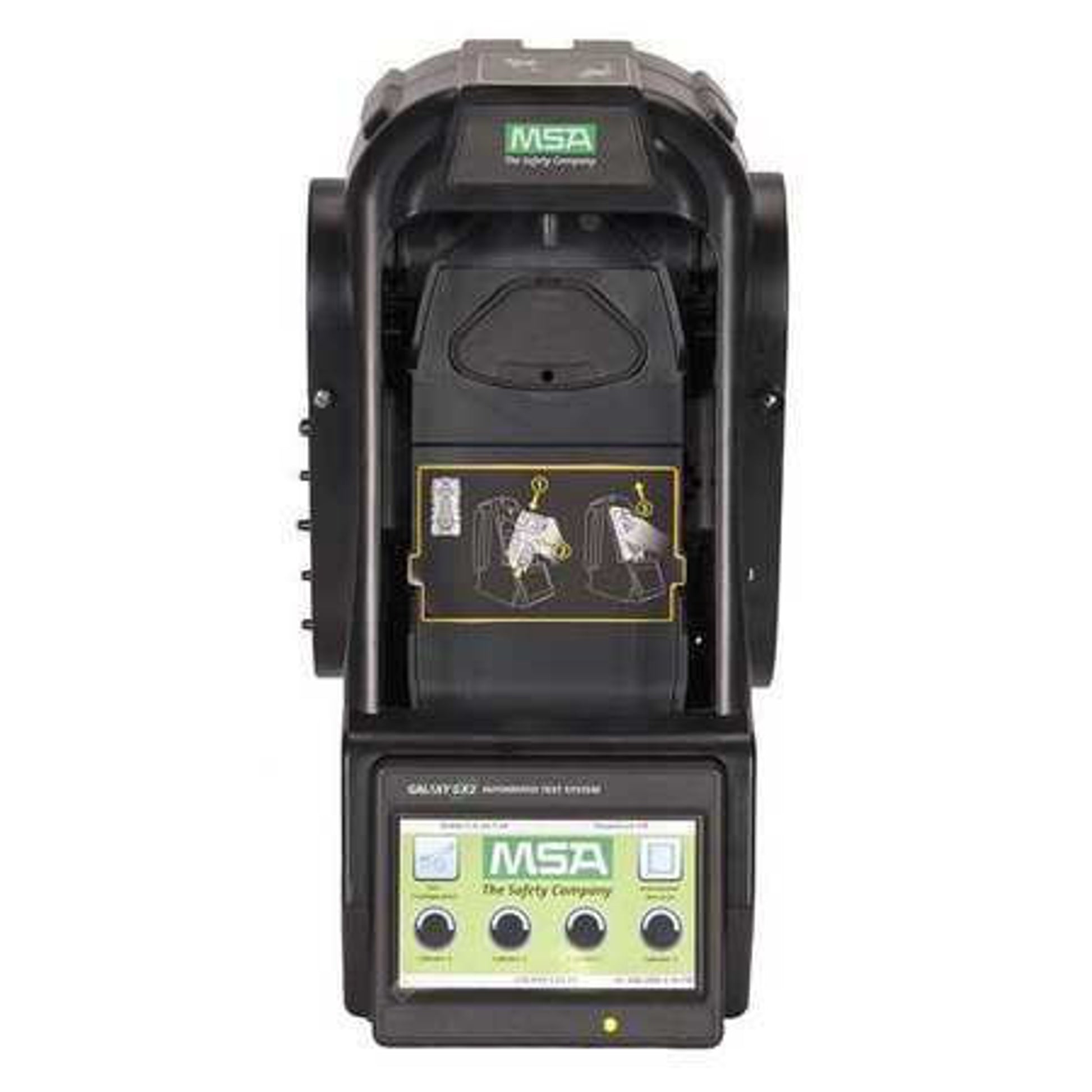 2) MSA GALAXY GX2 CALIBRATION STATION WITH CHARGING - 1 VALVE - 10128630