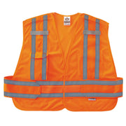 Ergodyne GloWear 8244PSV Expandable Hi-Vis Public Safety Vest - Type P, Class 2 - Orange