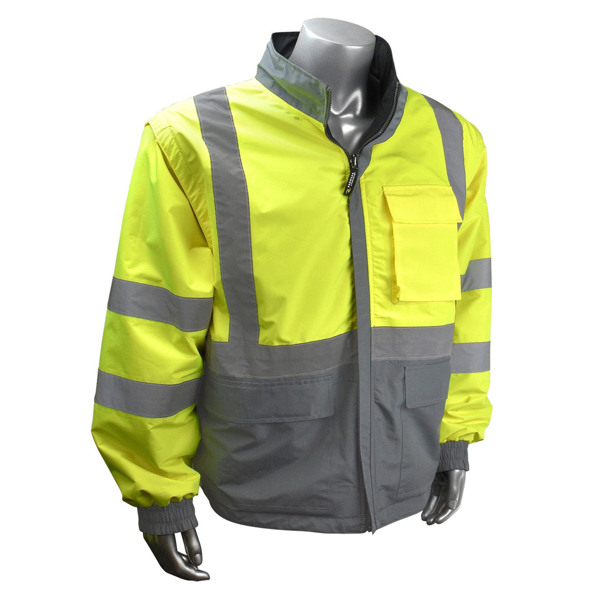 Radians Two-Tone Reversible Windbreaker w/Zip-Off Sleeves - SJ07-3ZDS
