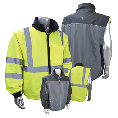 Radians Reversible Windbreaker w/Zip-Off Sleeves - SJ07-3ZGS