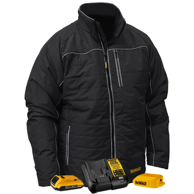 DeWalt Quilted Heated Soft Shell Work Jacket DCHJ075D1
