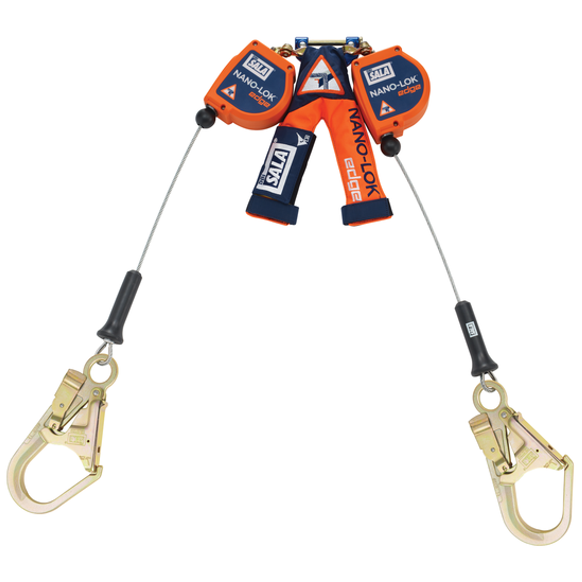 3M DBI - SALA 8 ft Nano - Lok edge Twin - Leg Quick Connect Self Retracting Lifeline - Cable - 3500246