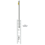 MSA Latchways Extension Post Vertical Ladder System Lifeline Kits