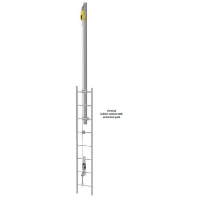 MSA Latchways Extension Post Vertical Ladder System Lifeline Kits