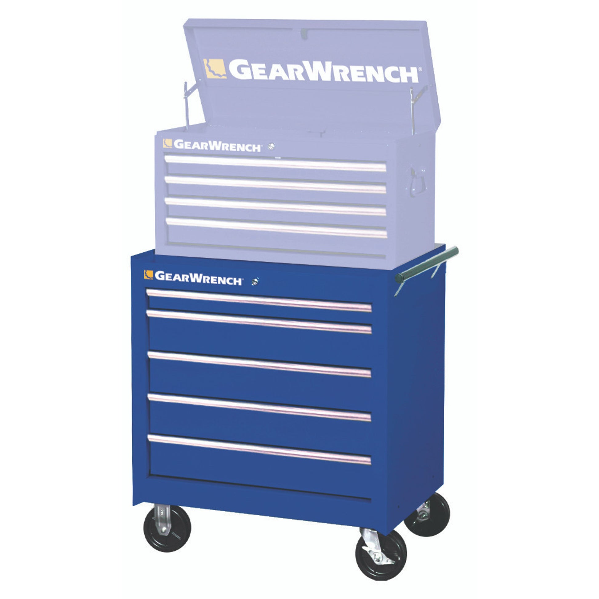 27" 5 Drawer TEP Series Red Roller Cabinet - 83123RD