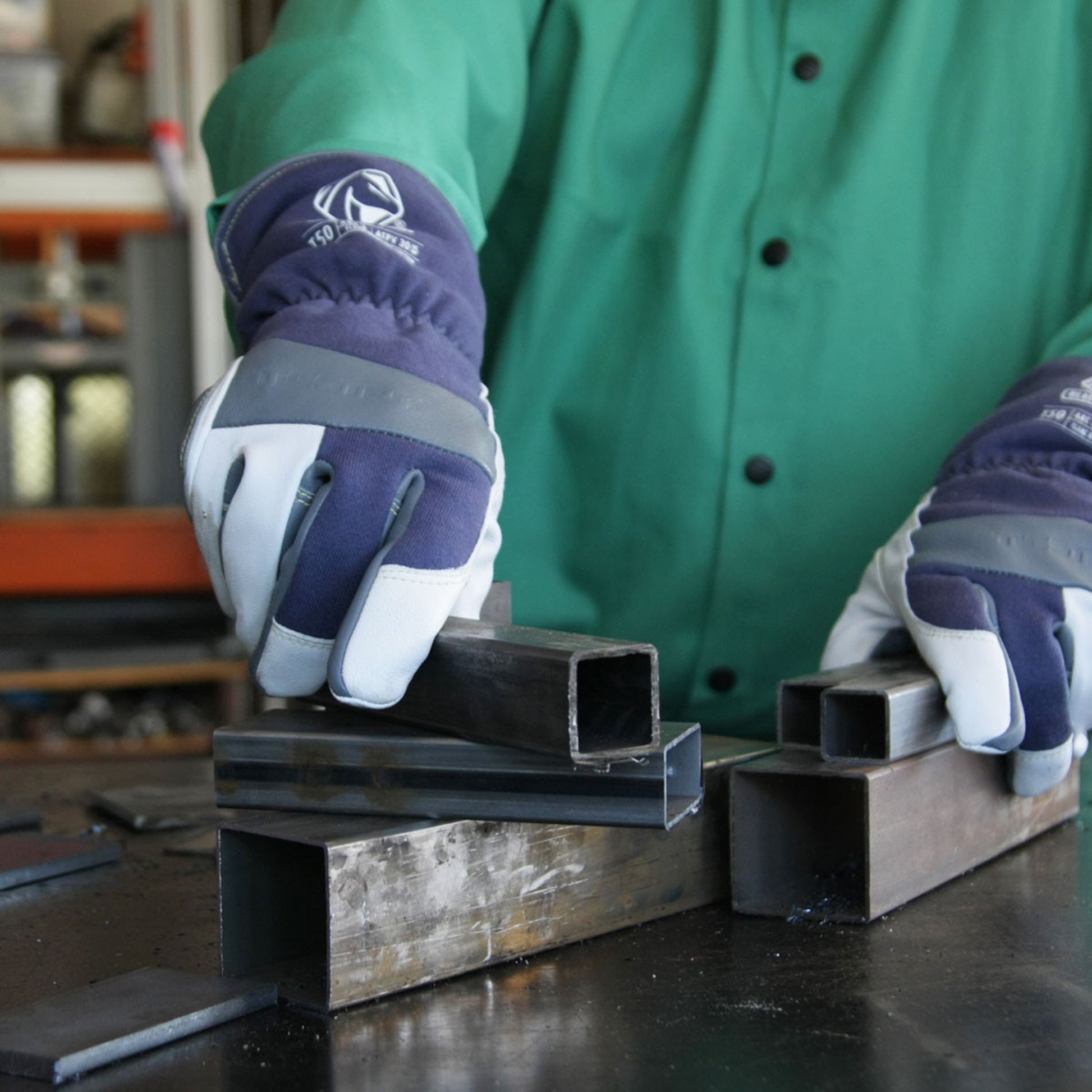 Premium Grain Goatskin & FR Cotton TIG Welding Glove