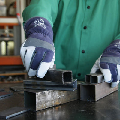 Premium Grain Goatskin & FR Cotton TIG Welding Glove