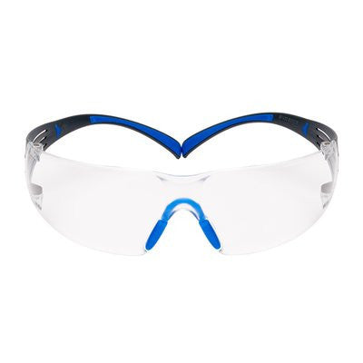3M SecureFit, 400 Series, SF401SGAF-BLU, Blue/Gray, Clear Scotchgard Anti-fog lens, 20ea/cs