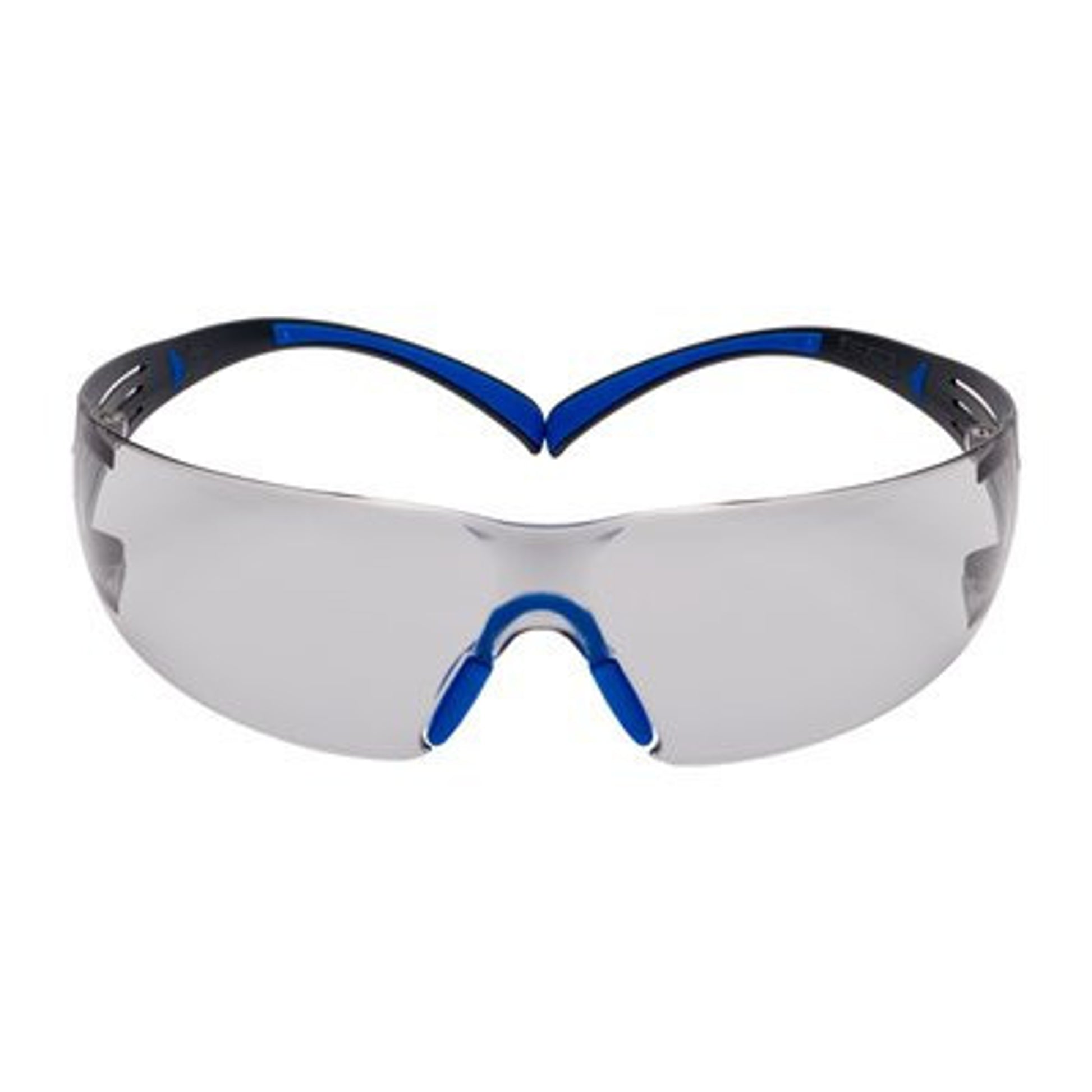 3M SecureFit, 400 Series, SF407SGAF-BLU, Blue/Gray, I/O Gray Scotchgard Anti-fog lens, 20ea/cs