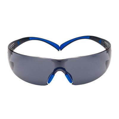3M SecureFit, 400 Series, SF402SGAF-BLU, Blue/Gray, Gray Scotchgard Anti-fog lens, 20ea/cs
