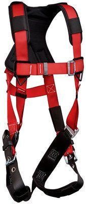 3M Protecta PRO Vest-Style Harness - Comfort Padding 1191430, Red, Medium/Large