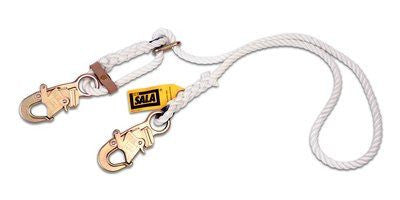 3M DBI-SALA  Rope Adjustable Positioning Lanyard, Nylon 1232209