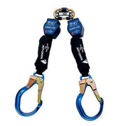 3M DBI-SALA  Nano-Lok Twin-Leg Quick Connect Self Retracting Lifeline, Web 3101505