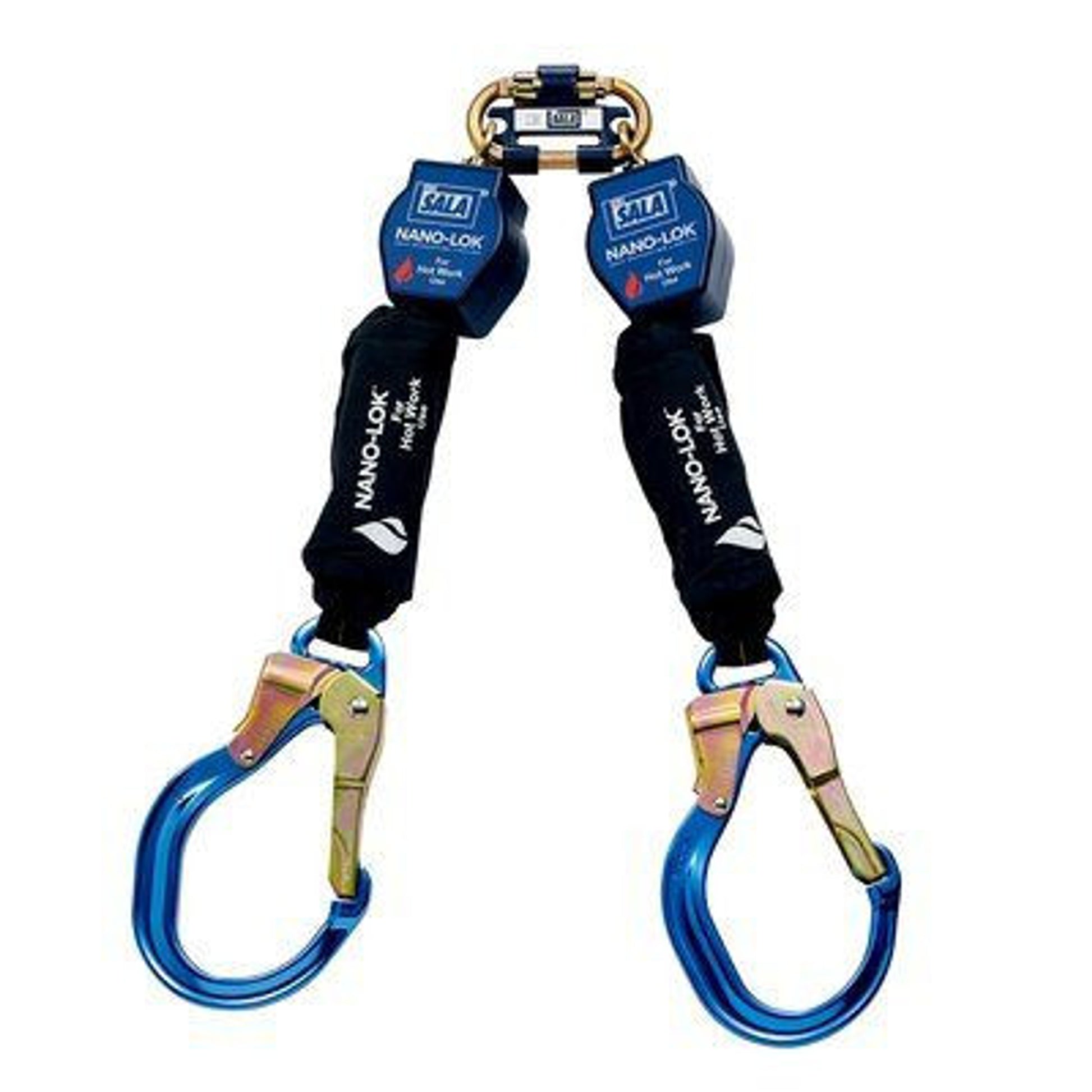 3M DBI-SALA  Nano-Lok Twin-Leg Quick Connect Self Retracting Lifeline, Web 3101505