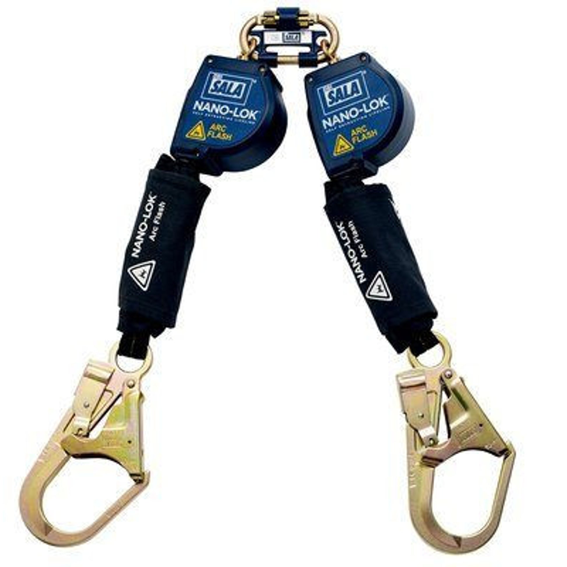 3M DBI-SALA  Nano-Lok Arc Flash Twin-Leg Quick Connect Self Retracting Lifeline, Web 3101536