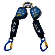 3M DBI-SALA  Nano-Lok Arc Flash Twin-Leg Quick Connect Self Retracting Lifeline, Web 3101538