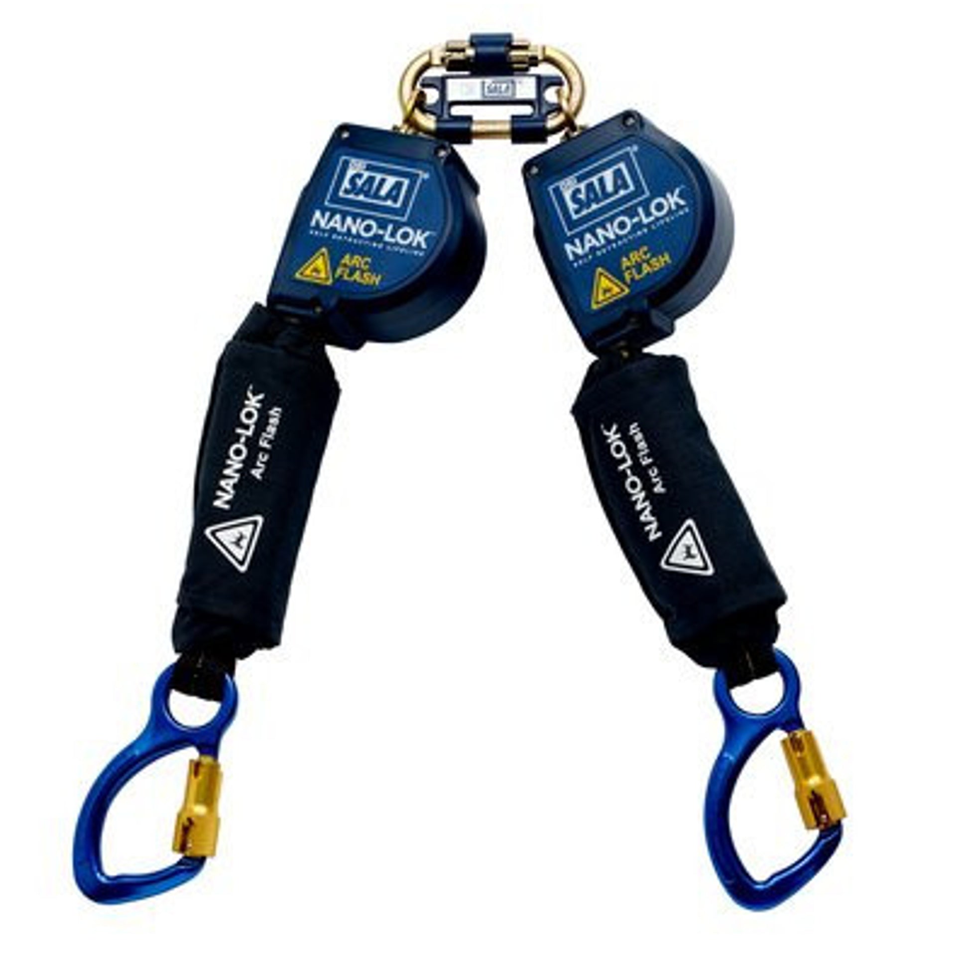 3M DBI-SALA  Nano-Lok Arc Flash Twin-Leg Quick Connect Self Retracting Lifeline, Web 3101538