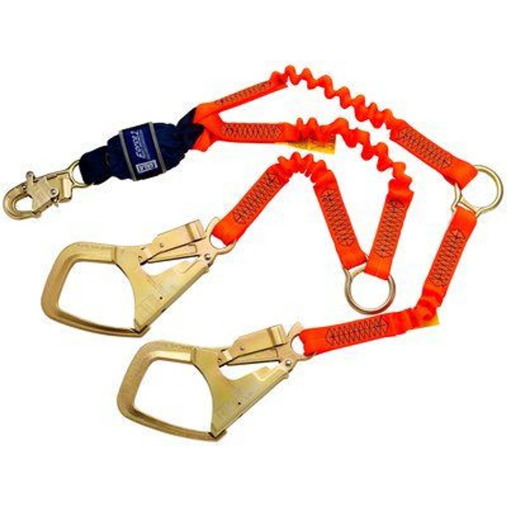 3M DBI-SALA  Force2 Hi-Vis Elastic 100% Tie-Off Shock Absorbing Lanyard 1246150