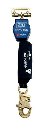 3M DBI-SALA 6 ft Nano - Lok Quick Connect Self Retracting Lifeline - For Hot Work Use 3101491