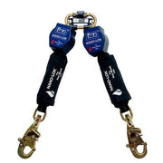 3M DBI-SALA  Nano-Lok Twin-Leg Quick Connect Self Retracting Lifeline, Web 3101500