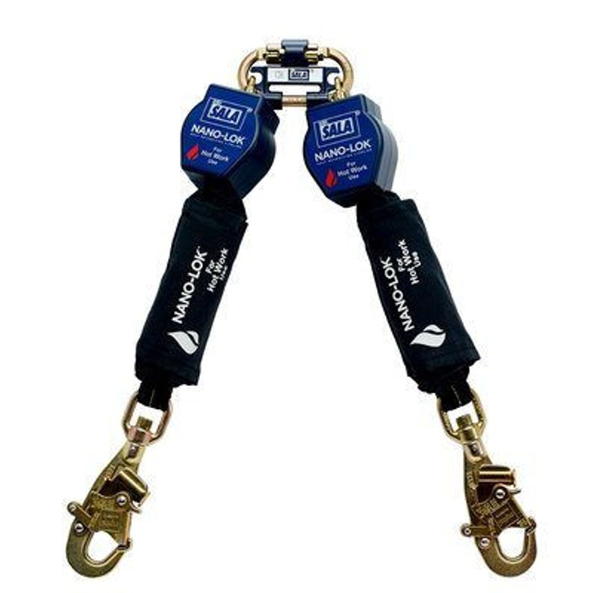3M DBI-SALA  Nano-Lok Twin-Leg Quick Connect Self Retracting Lifeline, Web 3101500