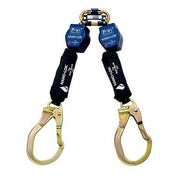 3M DBI-SALA  Nano-Lok Arc Flash Twin-Leg Quick Connect Self Retracting Lifeline - Web 3101537, 8 ft. (2.4m)