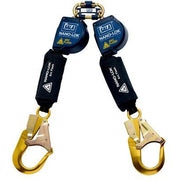 3M DBI-SALA  Nano-Lok Arc Flash Twin-Leg Quick Connect Self Retracting Lifeline - Web 3101539, 8 ft. (2.4 m)