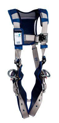 3M DBI-SALA  ExoFit STRATA Vest-Style Positioning Harness 1112521, Grey, Blue Medium