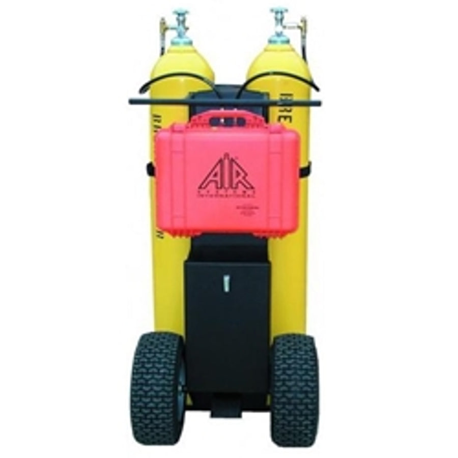 Air Systems 2 Cylinder Air Cart With Electronic Low Pressure Alarm 2400 PSI No Cylinders MP-23LPANB