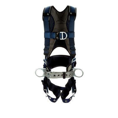 3M DBI-SALA ExoFit Plus Comfort Construction Style Positioning/Climbing Harness 1140086 - Medium - Blue