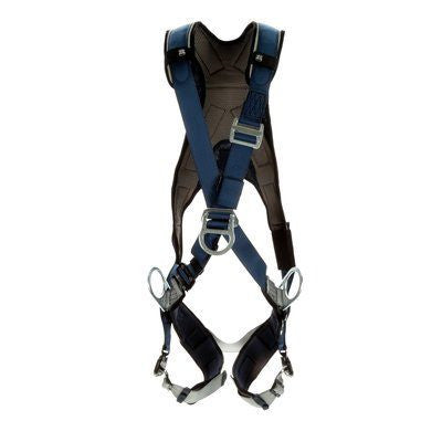 3M DBI-SALA ExoFit Plus Comfort Cross-Over Style Positioning/Climbing Harness 1140099 - Large - Blue