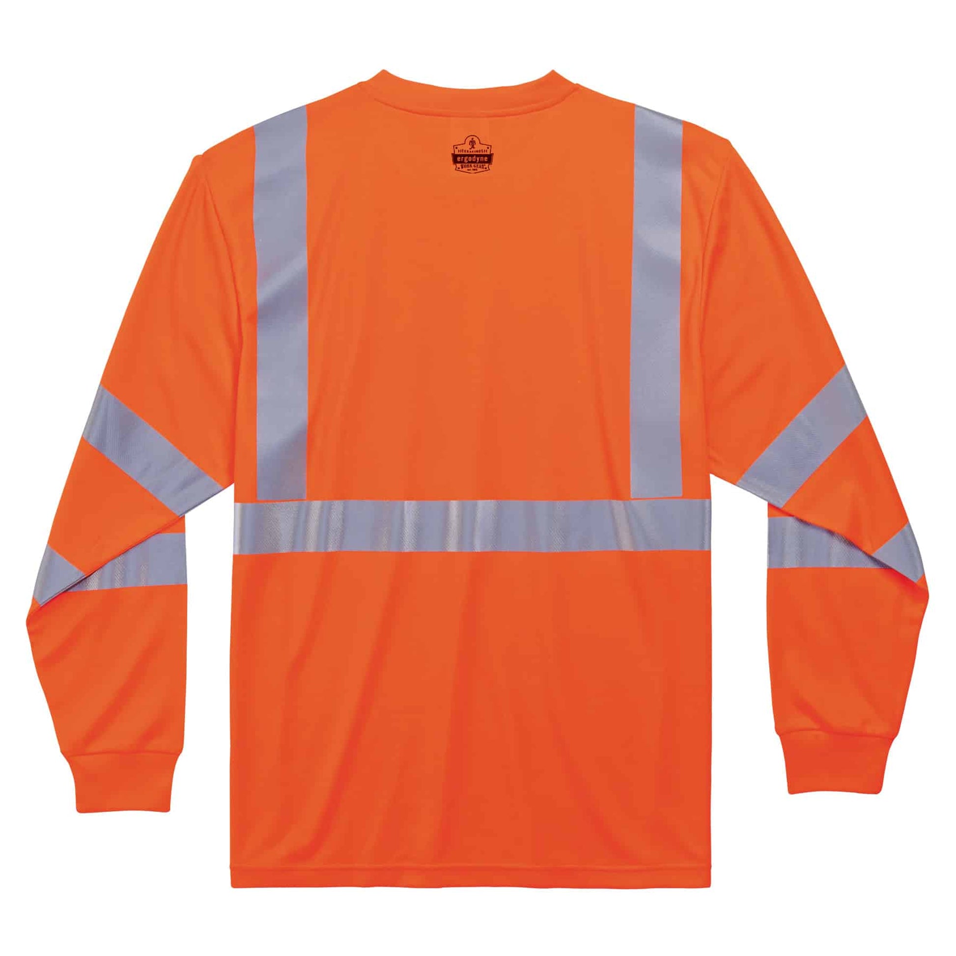 Ergodyne GloWear 8391 Hi-Vis Long Sleeve T-Shirt - Type R, Class 3 - Orange