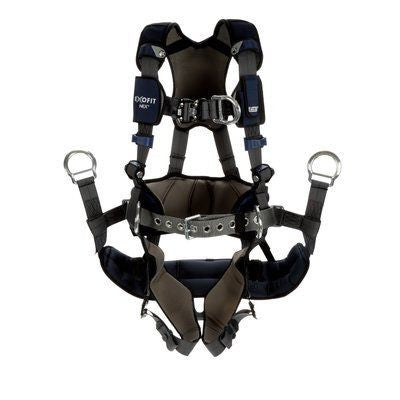 3M DBI-SALA ExoFit NEX Plus Comfort-Style Tower Climbing Harness 1140168 - X-Small - Gray