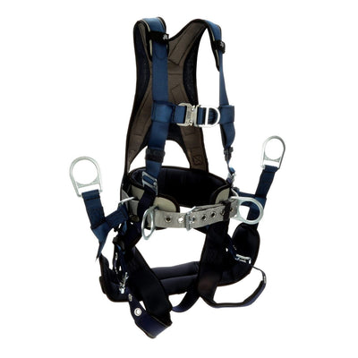 3M DBI-SALA ExoFit Plus Comfort - Style Tower Climbing Harness 1140095 - 2X-Large - Blue