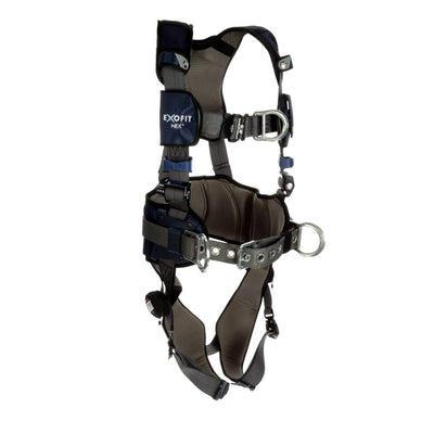3M DBI-SALA ExoFit NEX Plus Comfort Construction Style Positioning/Climbing Harness 1140163 - Small - Gray