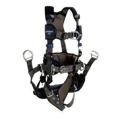 3M DBI-SALA ExoFit NEX Plus Comfort - Style Tower Climbing Harness 1140193 - Small - Gray