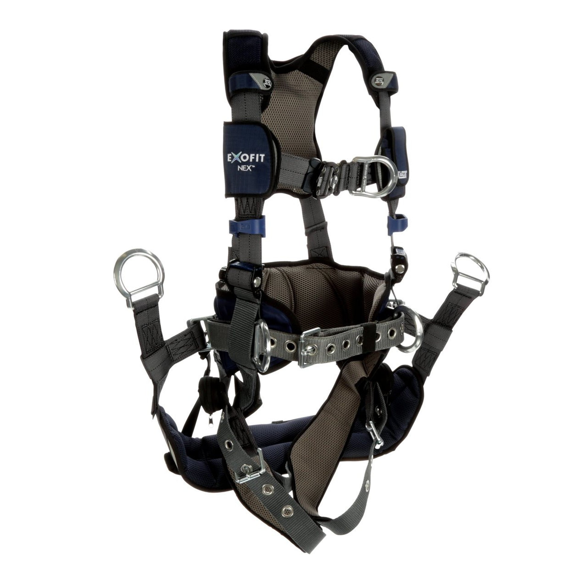 3M DBI-SALA ExoFit NEX Plus Comfort - Style Tower Climbing Harness 1140193 - Small - Gray