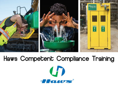 Haws Competent Compliance Training- Emergency Shower and Eyewash (ESEW) ANSI Z358.1 Inspection Course