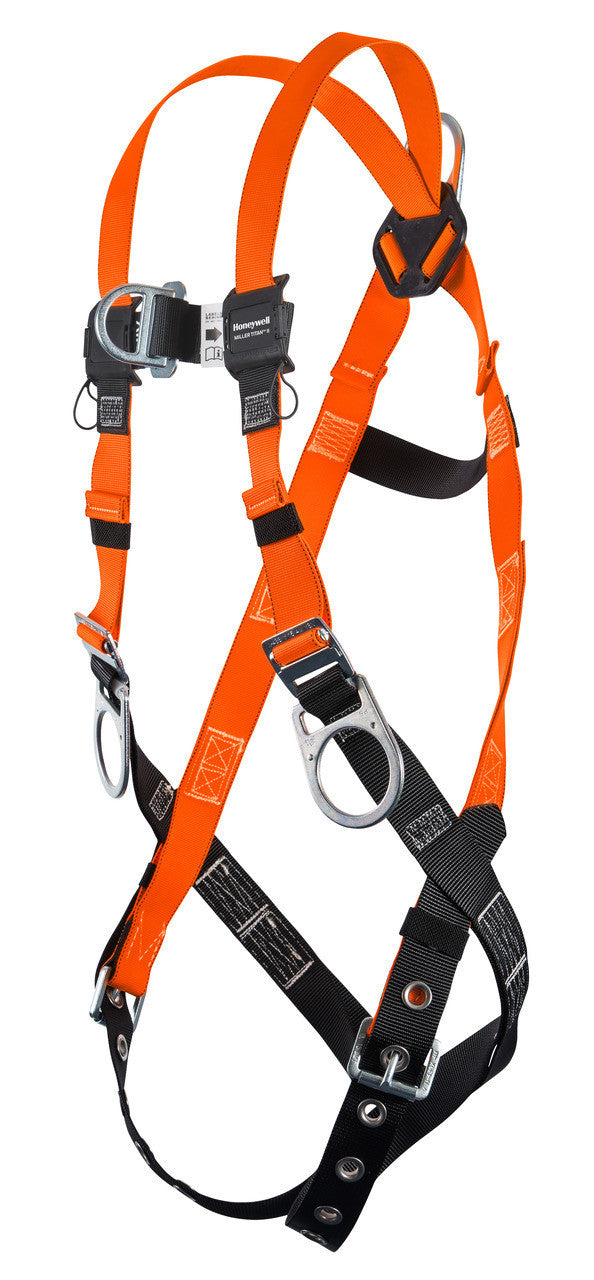 Miller Titan II Non-Stretch Harness w/ Front & Side D-Rings T4507FD/UAK *SALE*