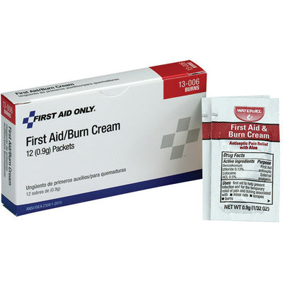 First Aid/Burn Cream, 0.9gm (12/Box) - 13006