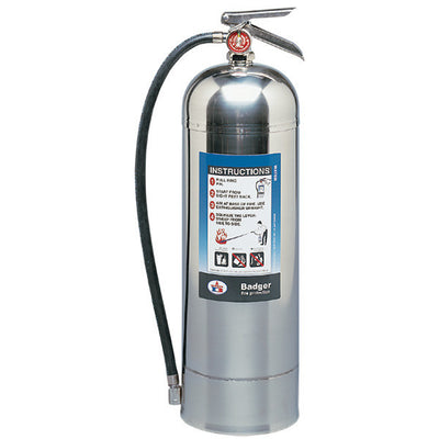 Badger Extra 2.5 gal Water Extinguisher w/ Wall Hook - 6888