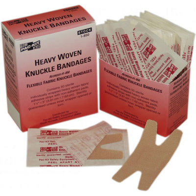 Bandages, Heavy Woven Knuckle, 50/Box - 1850