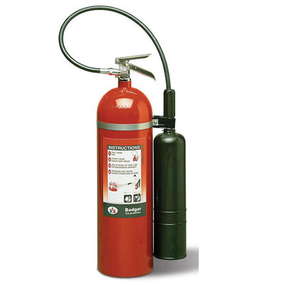 Badger Extra 15 lb CO2 Fire Extinguisher w/ Wall Hook - 1103