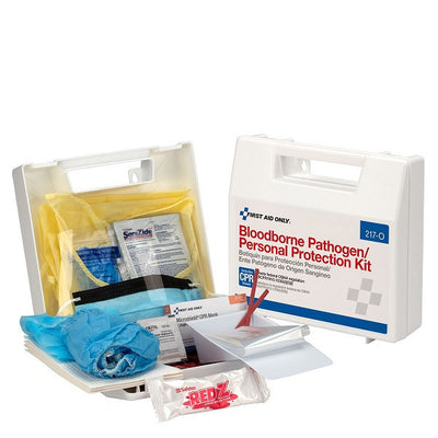26-Piece Personal Bloodborne Pathogen Kit w/ CPR Microshield - 217O