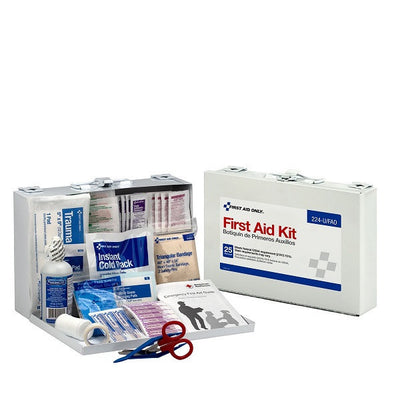 25-Person, 106-Piece Bulk First Aid Kit (Metal) - 224UFAO
