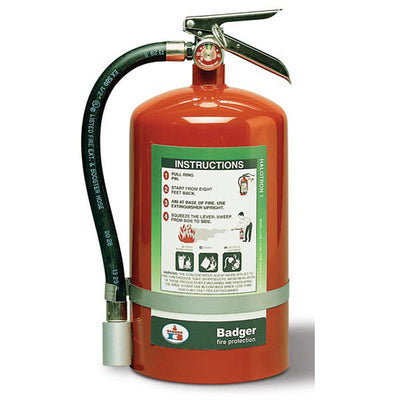 Badger Extra 11 lb Halotron I Fire Extinguisher w/ Wall Hook - 3082
