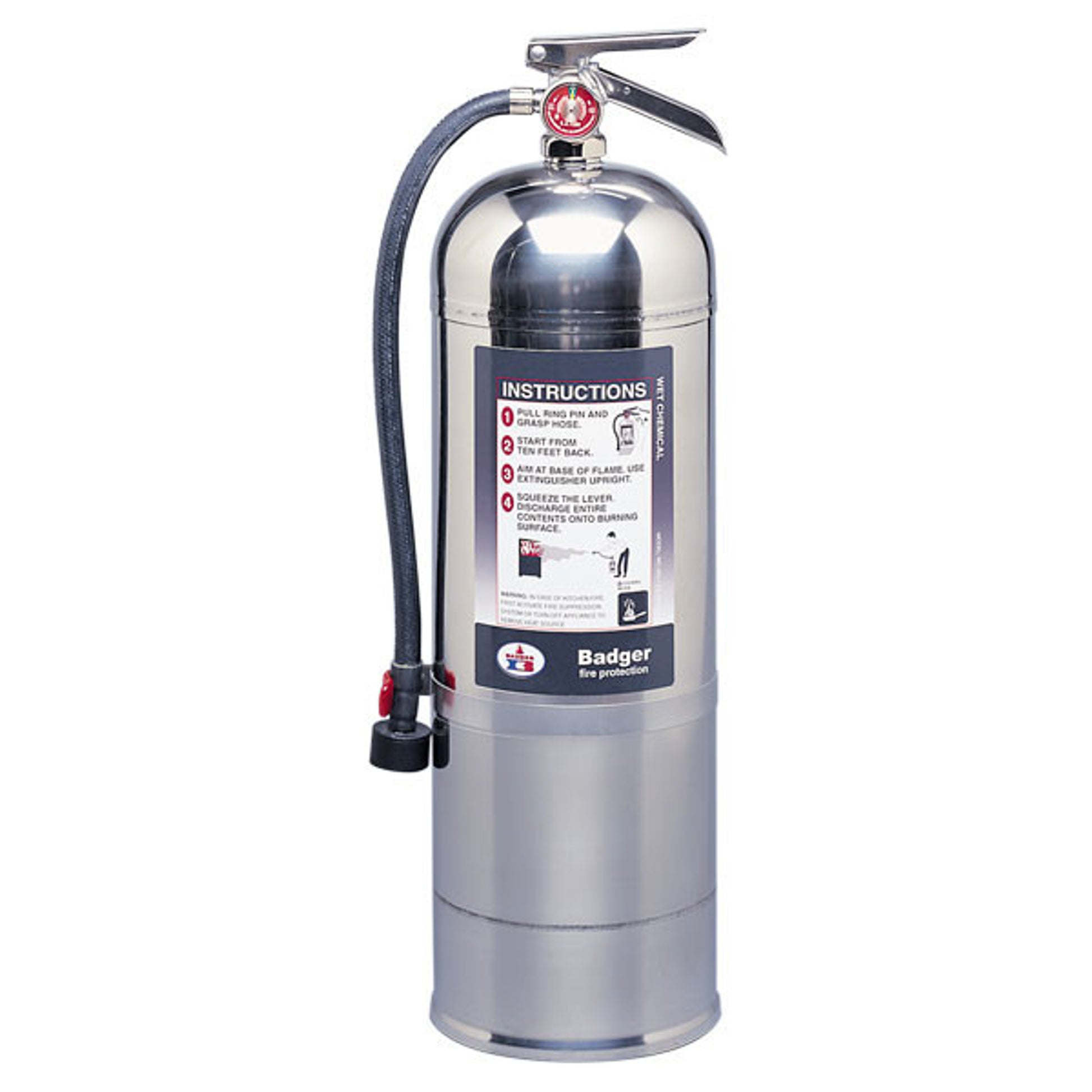 Badger Extra 2.5 gal Wet Chemical Extinguisher w/ Wall Hook - 3171